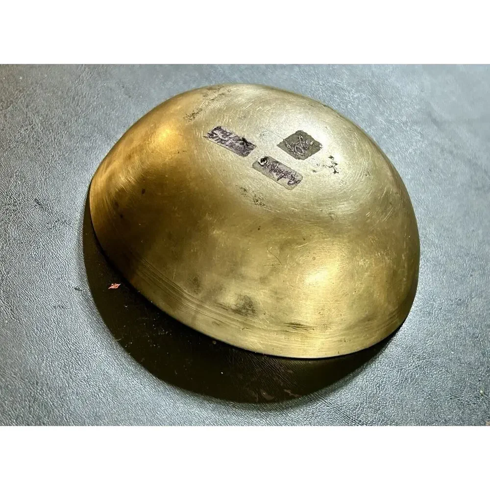 Vintage Hand Hammered Tibetan Antique ManiPuri Singing Bowl 4.8